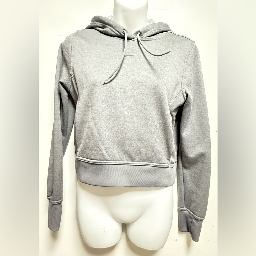 Nike Women's Light Gray Hoodie Size XS